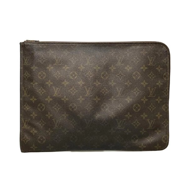 LOUIS VUITTON Porte Documents Monogram Clutch Bag 181-052725 - Picture 1 of 7